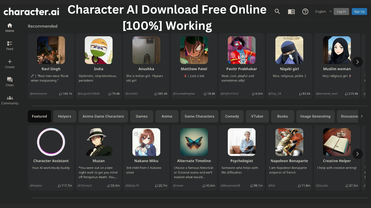 character ai download