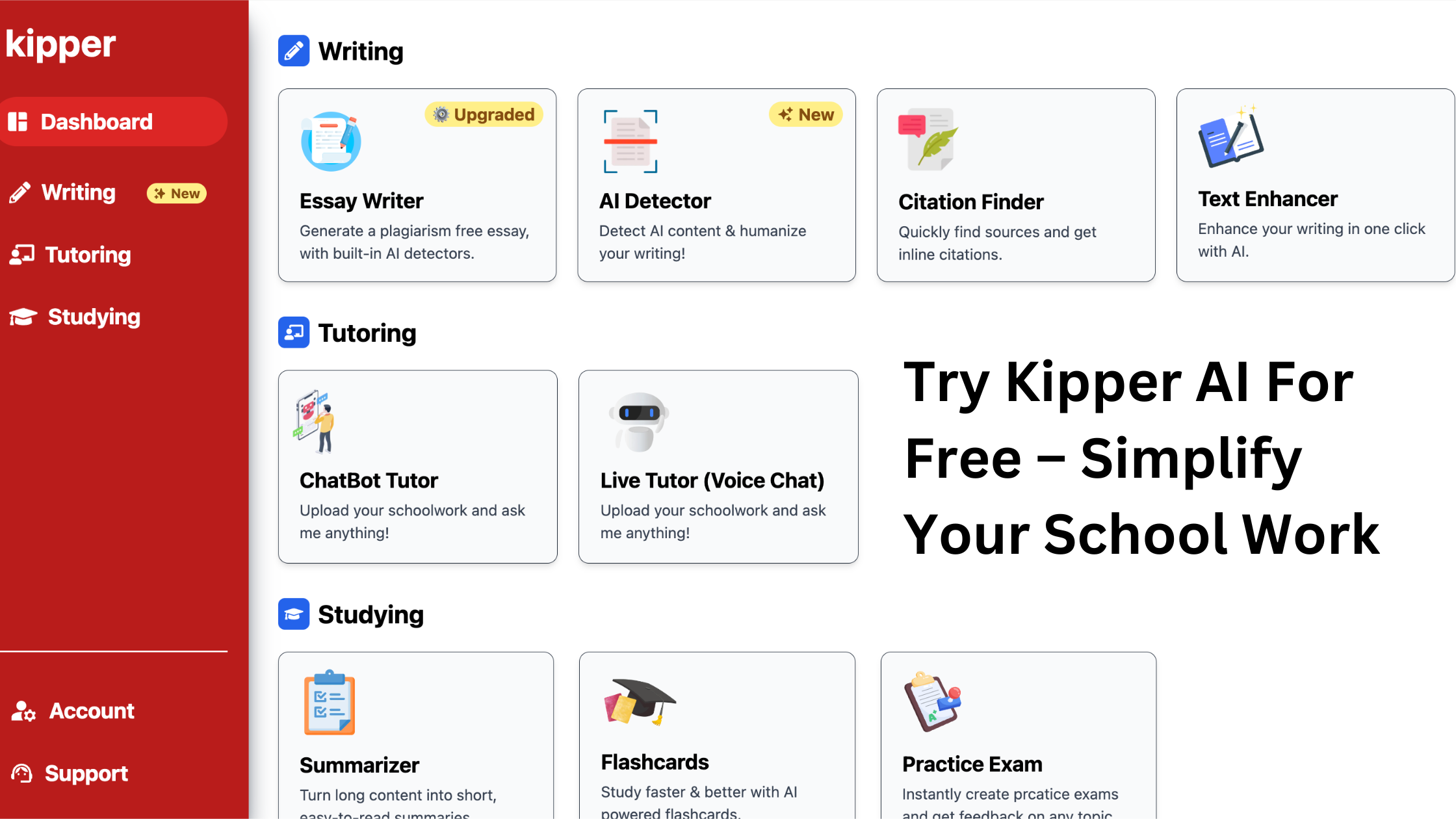 Try Kipper AI For Free – Simplify Your School Work 